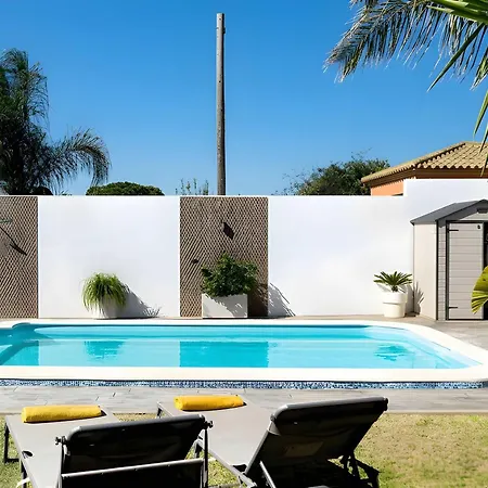 Con Piscina Privada Jardin Barbacoa Conil Chalet