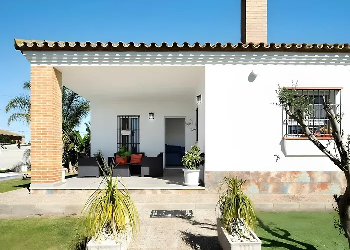 Alpehytte Con Piscina Privada Jardin Barbacoa Conil Conil De La Frontera